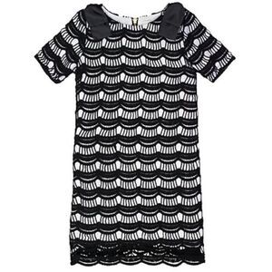 Kate Spade New York Girl's "Skirt The Rules" Lace Virginia Black‎ Dress Sz 14